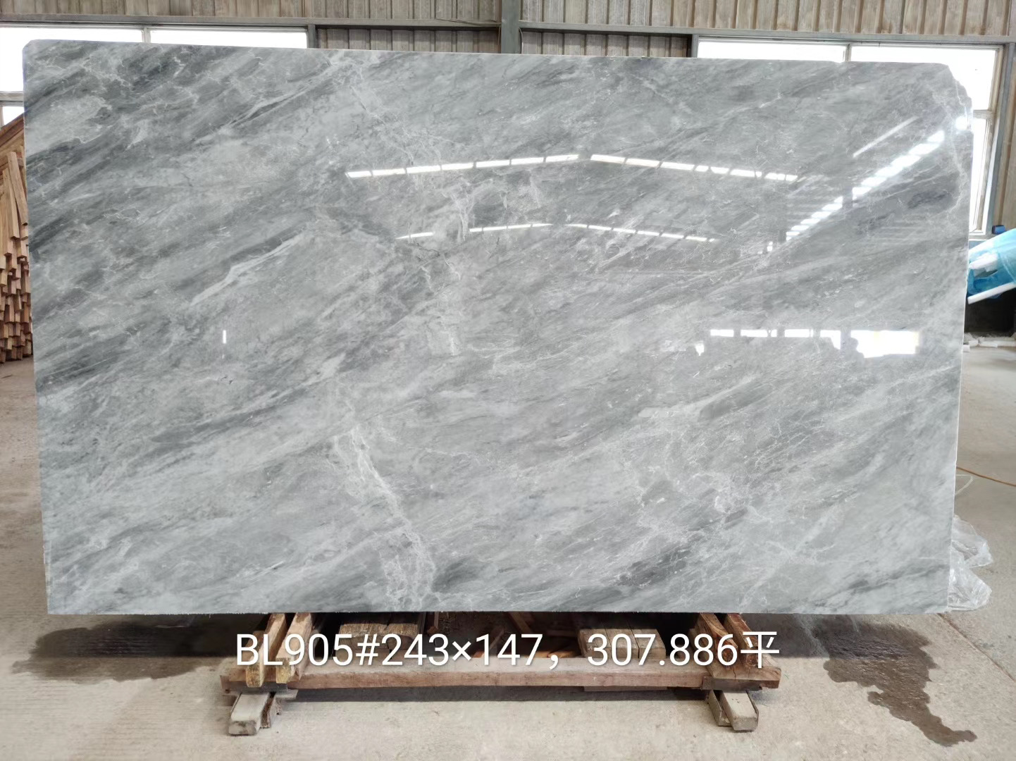 Italy Lapys Grey Marble Slabs