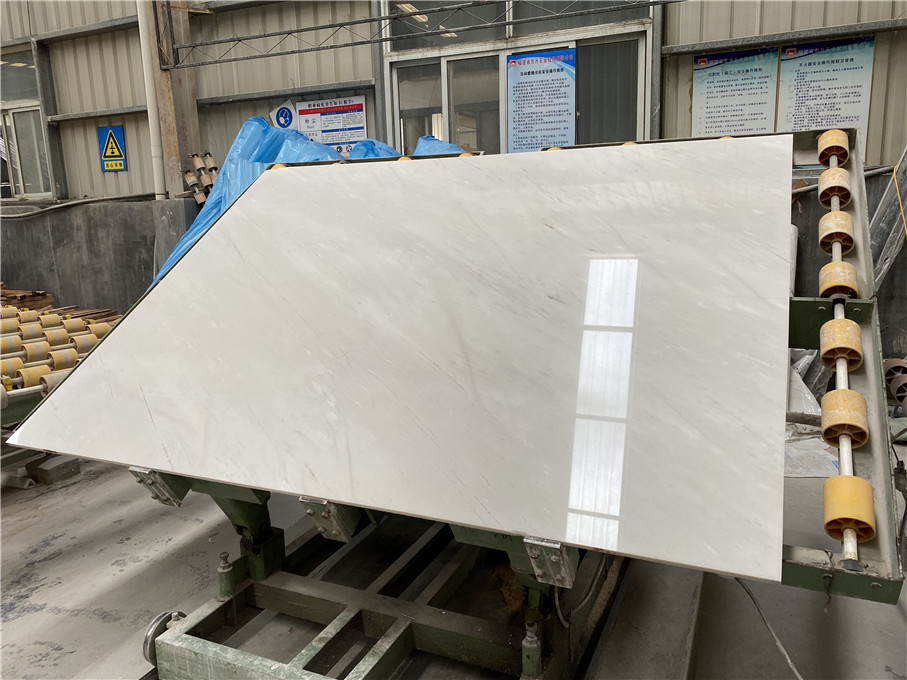 Bianco Sivec Fimar Marble Slab Processing