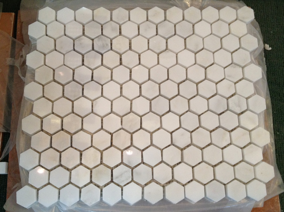 Hexagon Oriental Marble Mosaics