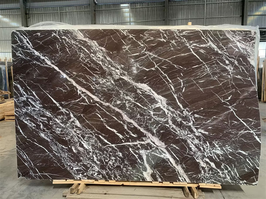 Majestic Rose Brown Marble Slab